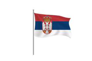 塞尔维亚国旗剪贴画