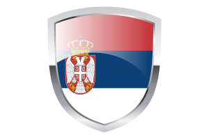 塞尔维亚国旗剪贴画