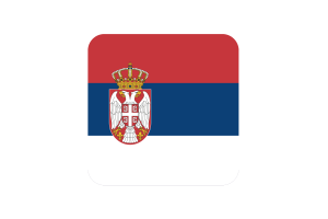 塞尔维亚国旗方形圆形