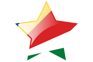 塞舌尔国旗星图标