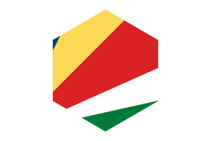 塞舌尔国旗六边形