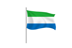 塞拉利昂国旗剪贴画