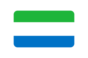 塞拉利昂国旗三角形圆形