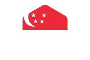 新加坡国旗圆形六边形