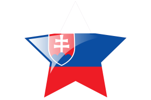 斯洛伐克国旗星图标