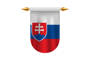 斯洛伐克国旗矢量图像