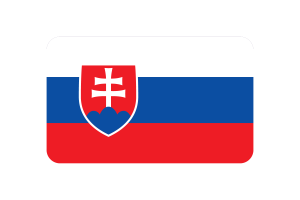 斯洛伐克国旗三角形圆形
