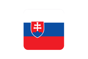 斯洛伐克国旗方形圆形