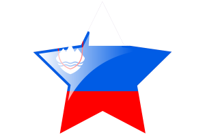 斯洛文尼亚国旗星图标