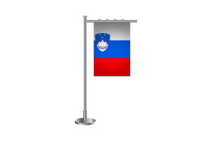 3d 斯洛文尼亚站立旗
