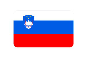 斯洛文尼亚国旗三角形圆形