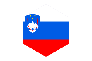 斯洛文尼亚国旗六边形