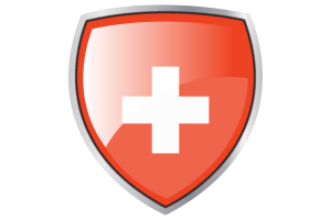 瑞士国旗库什纹章盾牌