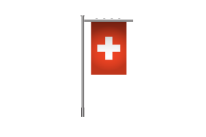 3d 瑞士站立旗