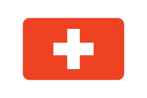 瑞士国旗三角形圆形