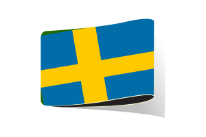 瑞典国旗插图剪贴画