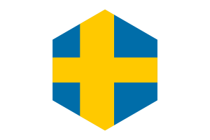 瑞典国旗六边形