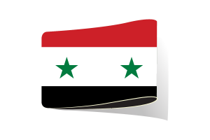 叙利亚国旗插图剪贴画
