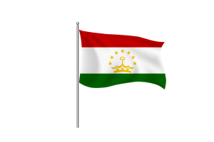 塔吉克斯坦国旗剪贴画