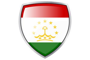 塔吉克斯坦国旗库切纹章盾牌