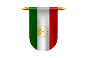 塔吉克斯坦国旗矢量图像