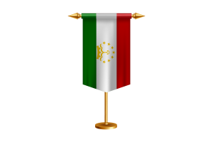 塔吉克斯坦国旗插图与立场
