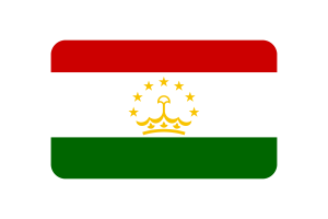 塔吉克斯坦国旗三角形圆形