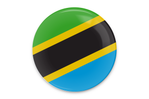 坦桑尼亚国旗矢量艺术