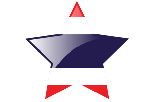 泰国国旗星图标
