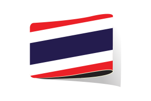 泰国国旗插图剪贴画