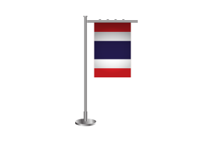3d 泰国站立旗