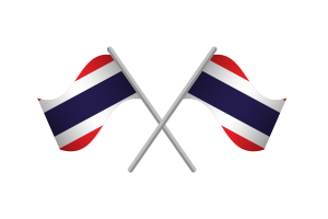 泰国国旗徽章矢量免费