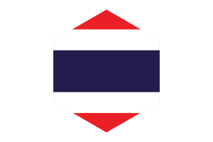 泰国国旗六边形