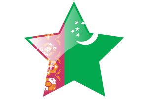 土库曼斯坦国旗星图标