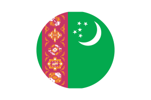 土库曼斯坦国旗矢量免费下载