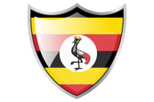 盾牌与乌干达国旗