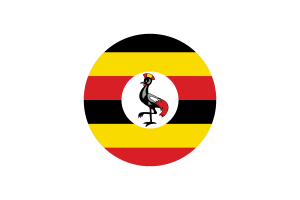 乌干达国旗矢量免费下载