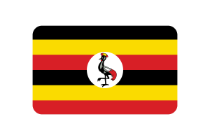乌干达国旗三角形圆形
