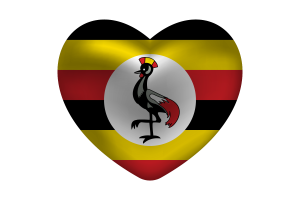 乌干达之爱心形