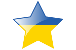 乌克兰国旗星图标