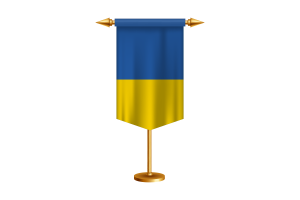 乌克兰国旗插图与立场