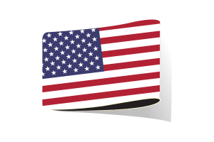 美国国旗插图剪贴画
