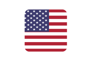 美国国旗方形圆形