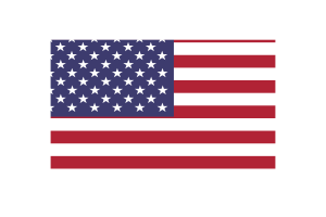 美国国旗三角形矢量插图