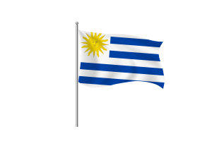 乌拉圭国旗剪贴画