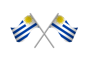 乌拉圭国旗标志矢量免费
