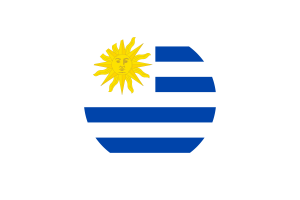 乌拉圭国旗矢量免费下载