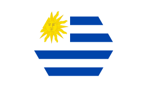 乌拉圭国旗矢量免费 |SVG 和 PNG