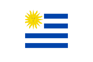乌拉圭国旗方形圆形
