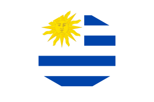 乌拉圭国旗六边形